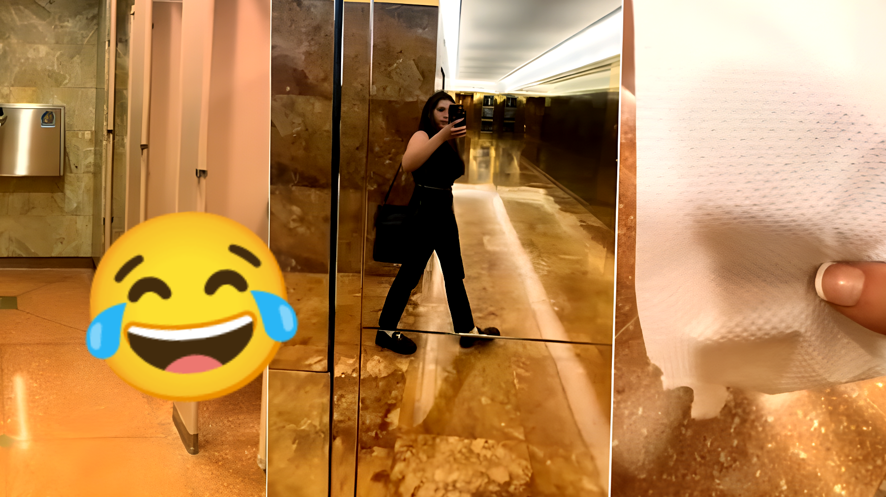 Uno sguardo all'interno del bagno segreto della Trump Tower: la recensione di un tiktoker ti farà morire dal ridere