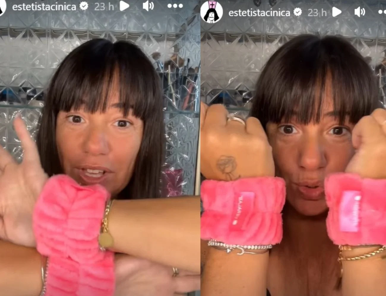 Cristina Fogazzi lancia i nuovi polsini: Usateli quando lavate il viso, a  cosa servono