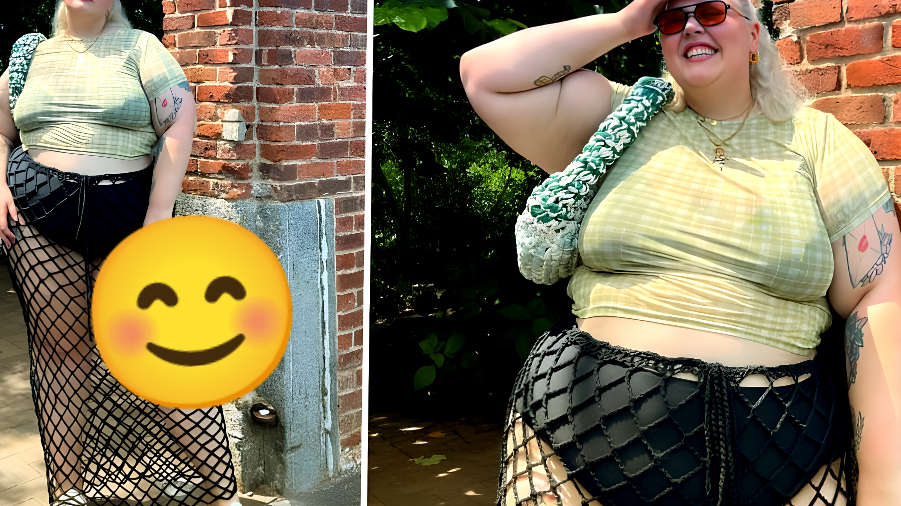 Modella curvy sconvolge il mondo della moda con una gonna all'uncinetto: "Ero terrorizzata a indossarla"