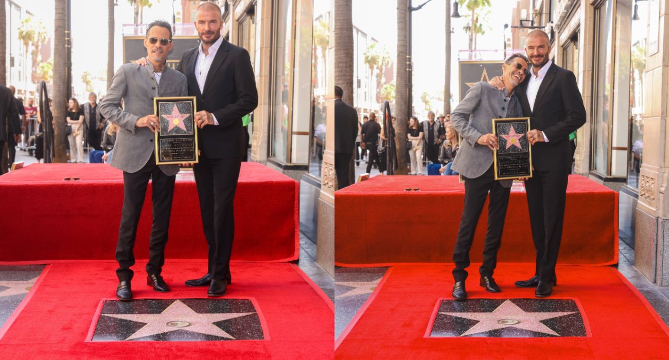 David Beckham stravolge il look per Mark Anthony