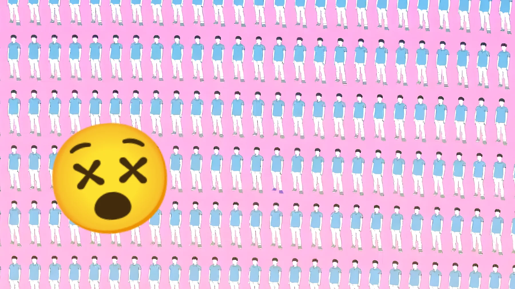 L'illusione ottica che sta mandando in confusione tutti: riesci a trovare la persona strana in questa immagine?